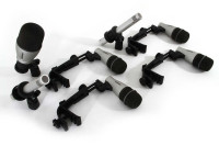 Микрофоны для записи барабанов Samson.